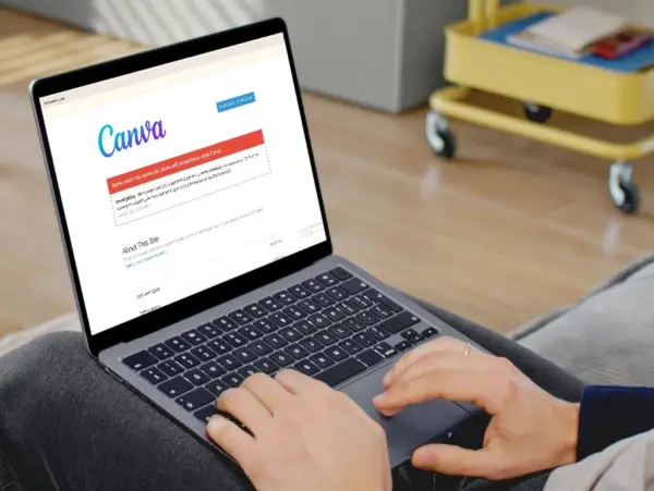 Canva down global! Gara-gara AWS error, proyekmu tertunda. Simak penyebab, dampak, dan update terbaru kapan layanan pulih. Jangan panik, (Mockup Tangkapan Layar: Canva)