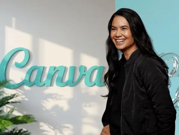 Melanie Perkins, Canva, Kisah Sukses Startup, Investor Silicon Valley, Valuasi $42 Miliar, Kewirausahaan Wanita, Desain Grafis Online (Ilustrasi Canva, foto:Linkedin/christineorchard)