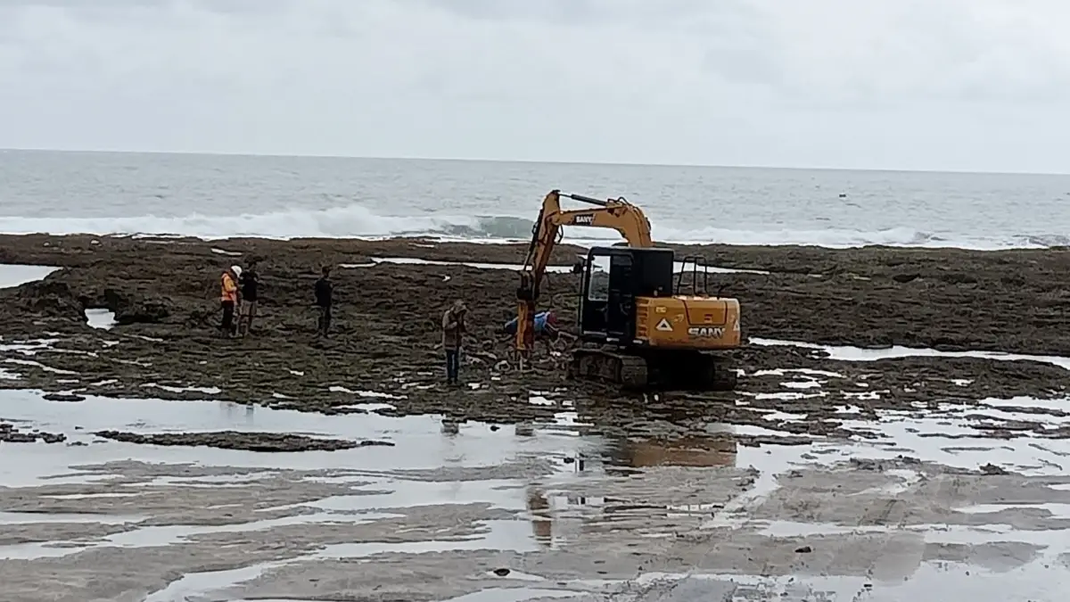 Viral Bongkar Karang, DPMPTSP Sukabumi Sebut Proyek Tambak Udang di Minajaya Belum Miliki Izin Lengkap
