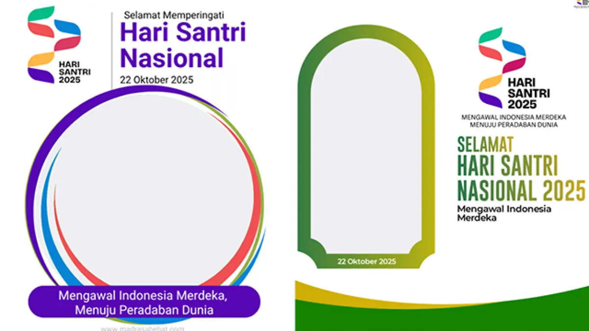 40 Link Twibbon Hari Santri Nasional 2025, Gratis Tinggal Download!
