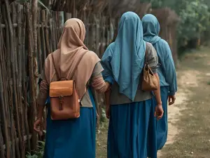 Hari Santri Nasional 2025 menegaskan peran santri sebagai penjaga moral dan NKRI sekaligus pelopor ilmu di kancah global (ilustrasi: Canva)