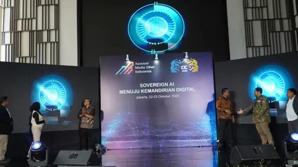 Indonesia Digital Conference (IDC) 2025 yang diselenggarakan Asosiasi Media Siber Indonesia (AMSI). (Sumber: Istimewa)