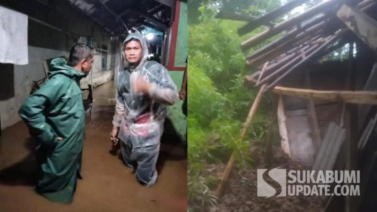 Catatan BPBD Sukabumi Dalam Bencana, Empat Kecamatan Dilanda Banjir hingga Longsor