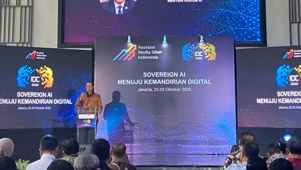 Indonesia Digital Conference 2025 yang diselenggarakan Asosiasi Media Siber Indonesia (AMSI). (Sumber: Istimewa)