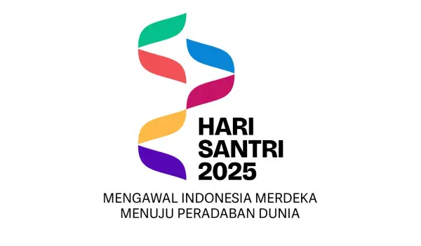Logo Hari Santri 2025, Makna di Balik Pita Cakrawala: Filosofi Logo Hari Santri 2025 (Sumber : Kementerian Agama RI)