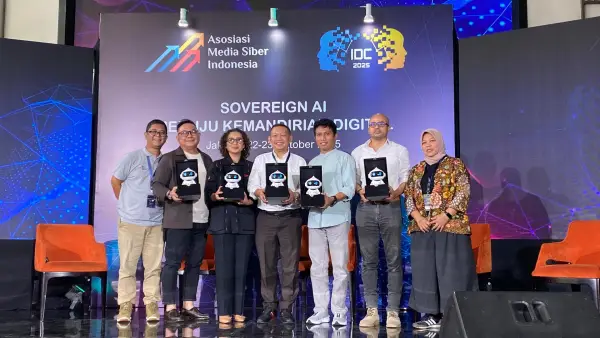 Lima media nasional buka-bukaan ungkap rahasia bisnisnya di IDC AMSI 2025. (Sumber Foto: Dok. AMSI)