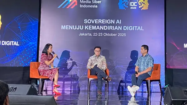 Pembicara dari GDP dan East Ventures dalam IDC AMSI 2025. (Sumber Foto: Dok. AMSI)