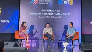Pembicara dari GDP dan East Ventures dalam IDC AMSI 2025. (Sumber Foto: Dok. AMSI)