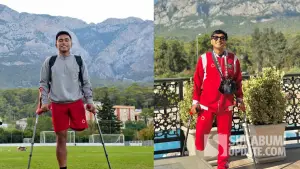 Imat Hermawan dan Piat Supriatna, dua atlet sukabumi perkuat timnas di kualifikasi piala dunia (Sumber: dok pribadi)