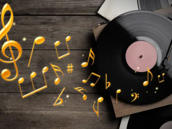 Musik di tahun 2025 adalah cermin dari dunia yang terhubung, di mana kolaborasi lintas genre dan negara adalah hal biasa, di mana sebuah aplikasi dapat melambungkan seorang bintang dalam semalam. (Ilustrasi : Canva)