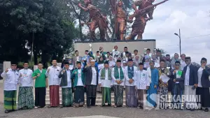 Peringatan Hari Santri Nasional di Kecamatan Parungkuda Kabupaten Sukabumi | Foto : Sukabumiupdate
