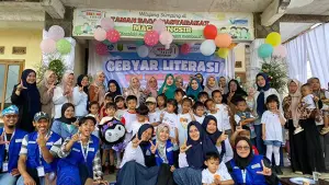 Gebyar 10 Tahun Literasi Macatongsir Sukabumi di Kp. Gentong Pasir. (Sumber : Istimewa.)