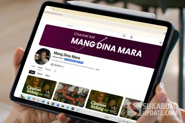 Kanal Youtube Mang Dina Mara (@MangDinaMara), sebuah wadah digital untuk melestarikan tradisi dongeng Sunda. (Sumber : Istimewa)