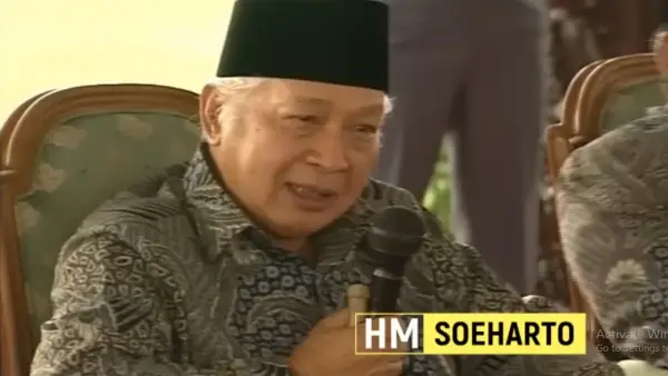 Jendral H.M. Soeharto, Mantan Presiden RI | Foto : Youtube @President Files