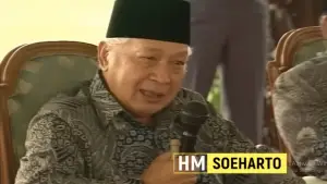 Jendral H.M. Soeharto, Mantan Presiden RI | Foto : Youtube @President Files