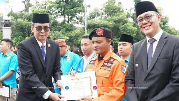 Ketua Komisi III DPRD Kota Sukabumi Bambang Herawanto usai Upacara Peringatan Hari Sumpah Pemuda ke-97 Tahun 2025 di Plaza Balai Kota, Selasa (28/10/2025) | Foto : Humas DPRD