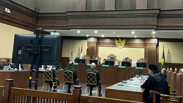 Sidang lanjutan dari kasus dugaan korupsi dalam akuisisi PT Jembatan Nusantara oleh PT ASDP Ferry Indonesia, 30 Oktober 2025, dengan agenda pembacaan tuntutan dari jaksa penuntut umum.