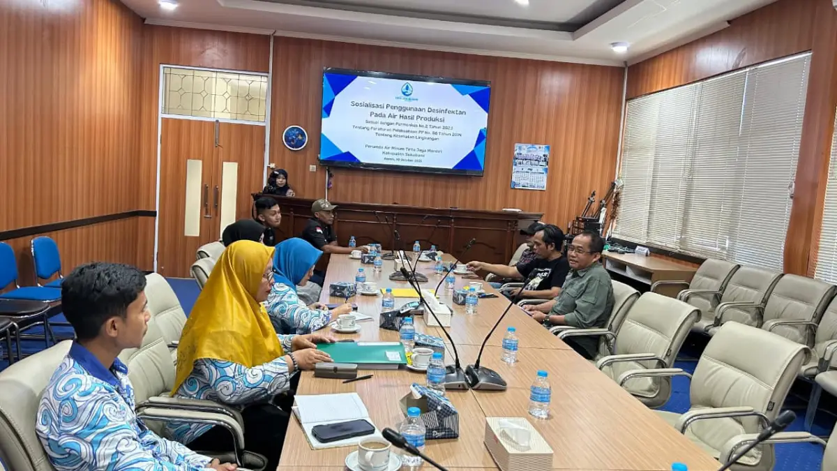 Perumdam TJM Sukabumi Sosialisasikan Penerapan Permenkes Nomor 2 Tahun 2023 Tentang Standar Air Minum Layak Konsumsi