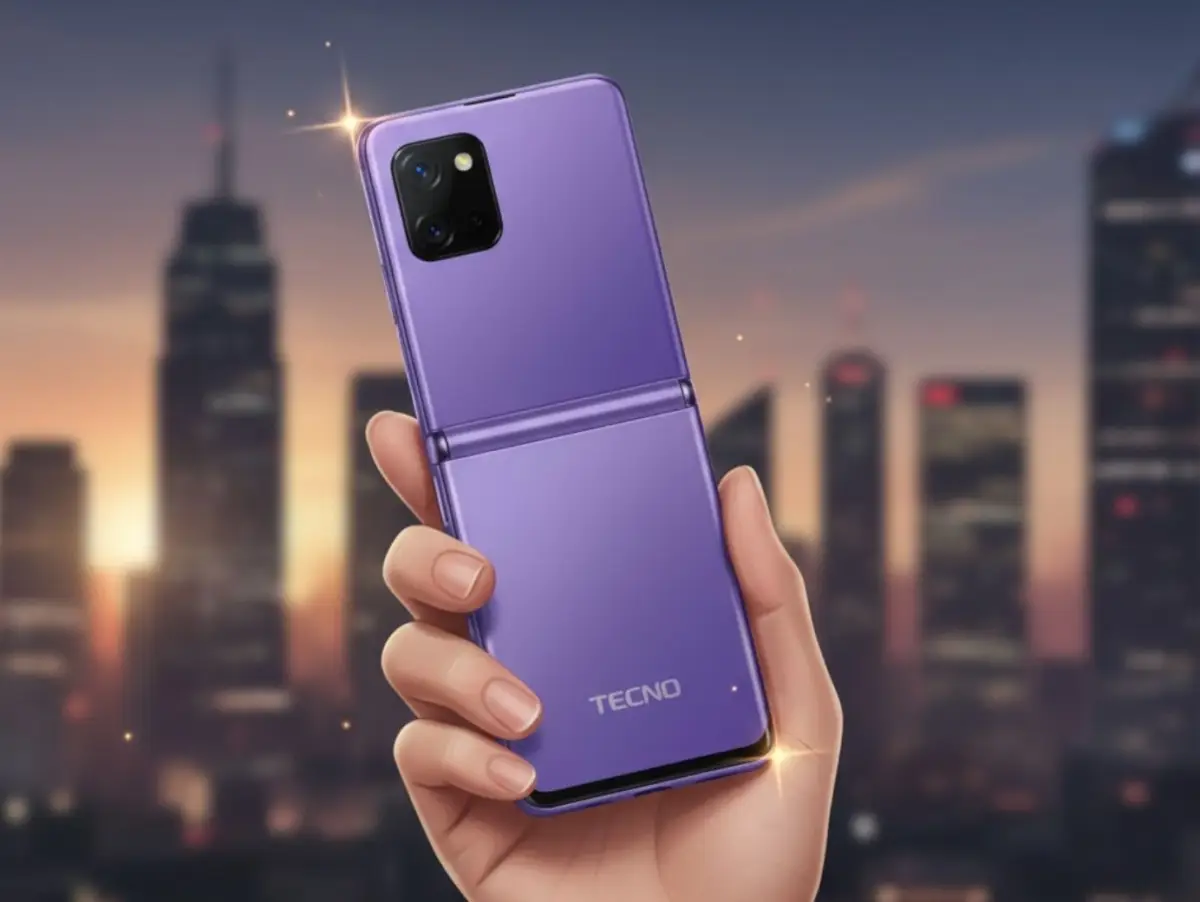 Ponsel Lipat Paling Bandel! Baterai 'Gede' & Cas Cuma Setengah Jam di TECNO Phantom V Flip.