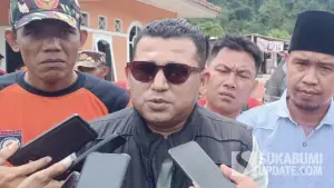 Ketua Komisi II DPRD Kabupaten Sukabumi, Hamzah Gurnita. (Sumber Foto: SU/Ilyas)