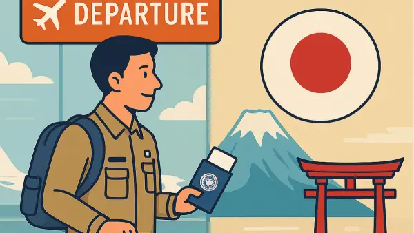 Ilustrasi kerja ke luar negeri (Sumber: co pilot)