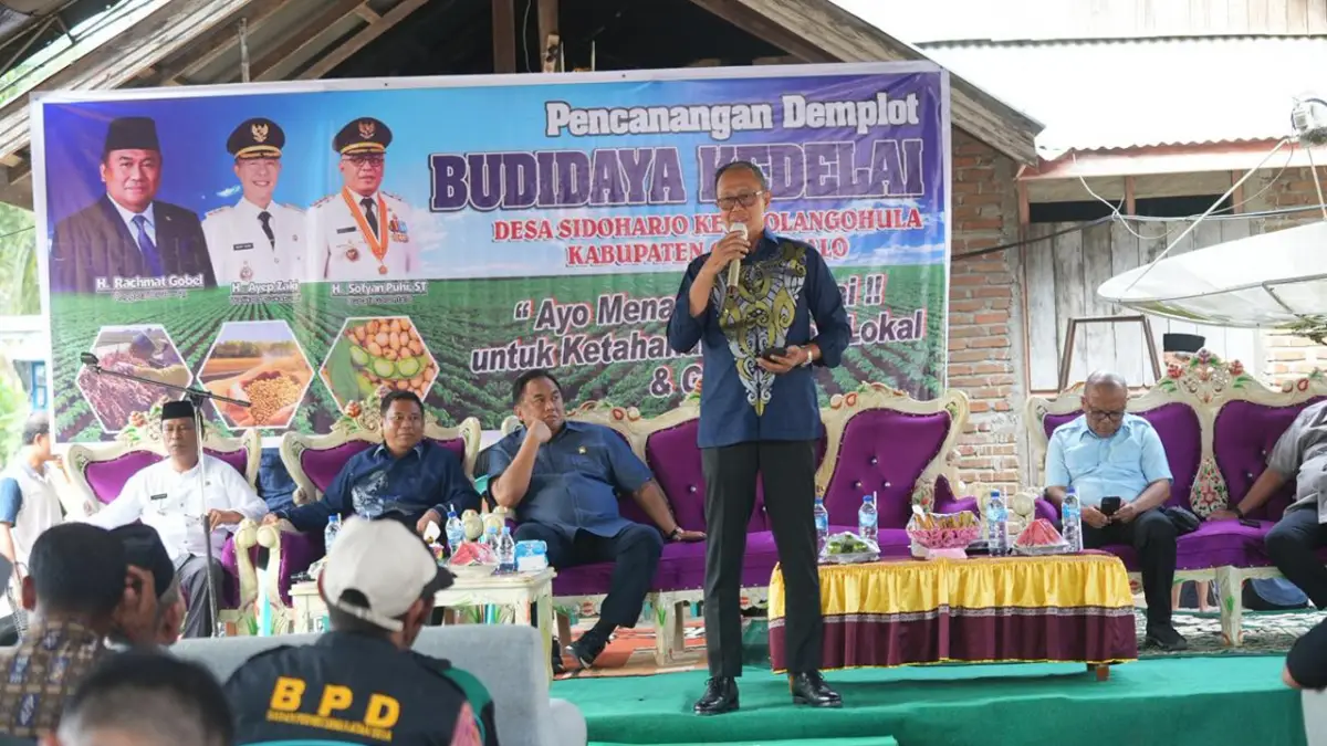 Kerjasama Antardaerah, Wali Kota Sukabumi Bicara Ketahanan Pangan Lewat Budidaya Kedelai di Gorontalo
