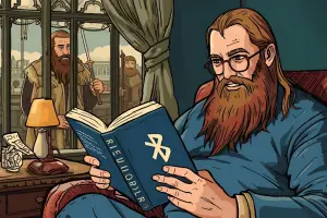 Sejarah Skandinavia dan Runologi: Interpretasi julukan Raja Harald "Blåtand" dan pembedahan logo Bluetooth (gabungan rune ᚼ dan ᛒ) didasarkan pada studi sejarah Raja Harald Gormsson. (Ilusttrasi: Canva)