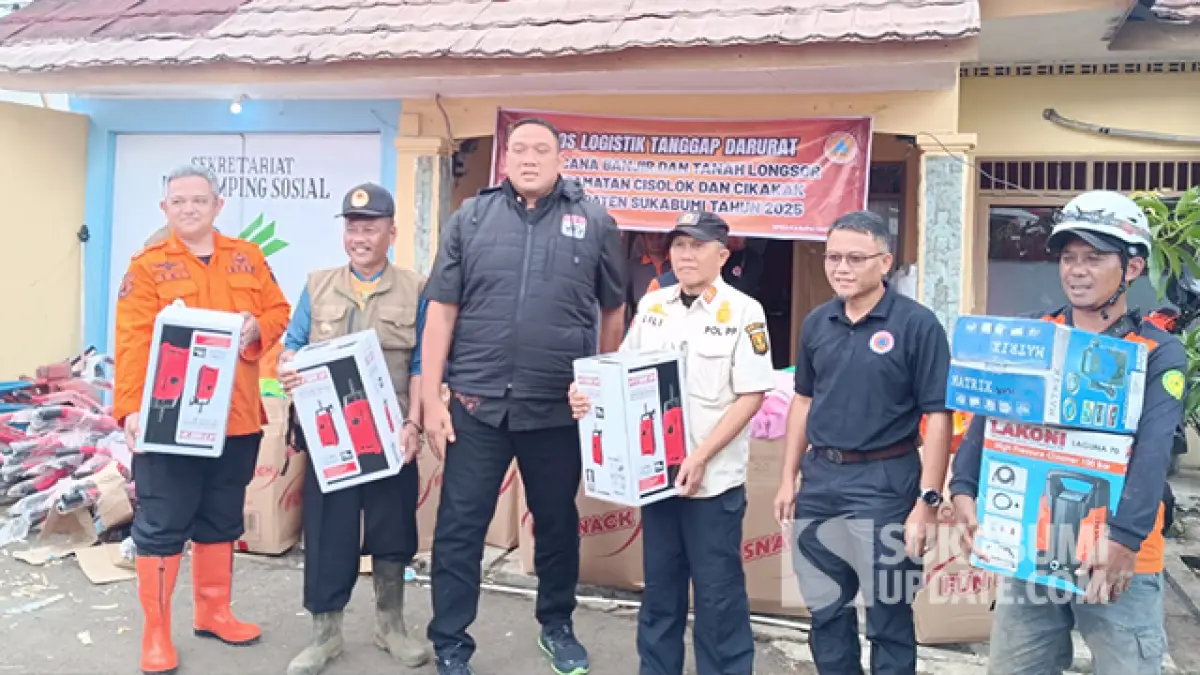Bapenda Sukabumi Salurkan Bantuan untuk Korban Bencana di Cisolok dan Cikakak