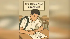 Ilustrasi Tes Kemampuan Akademik atau TKA pelajar sma sederajat 2025 (Sumber: co pilot)