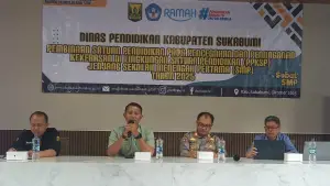 Pembinaan Satuan Pendidikan pada Pencegahan dan Penanganan Kekerasan di Lingkungan Satuan Pendidikan (PPKSP) jenjang Sekolah Menengah Pertama (SMP). (Sumber: Disdik)