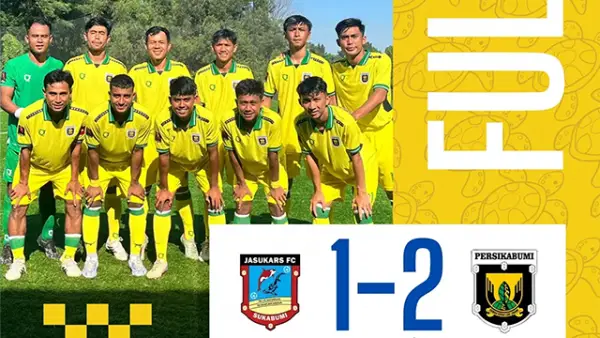 Persikabumi kalahkan Jasukars FC di laga perdana Grup C Liga 4 Seri 1. (Sumber : persikabumi).