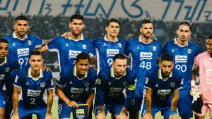 Starting line up Persib Bandung di laga ketiga ACL Two saat menghadapi Selangor FC (Sumber: Instagram/@marcklok)