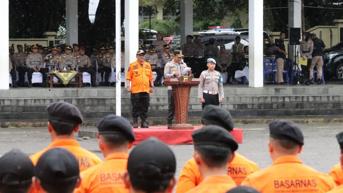 Antisipasi Cuaca Ekstrim, Bupati Sukabumi Hadiri Apel Kesiapan Tanggap Darurat Bencana