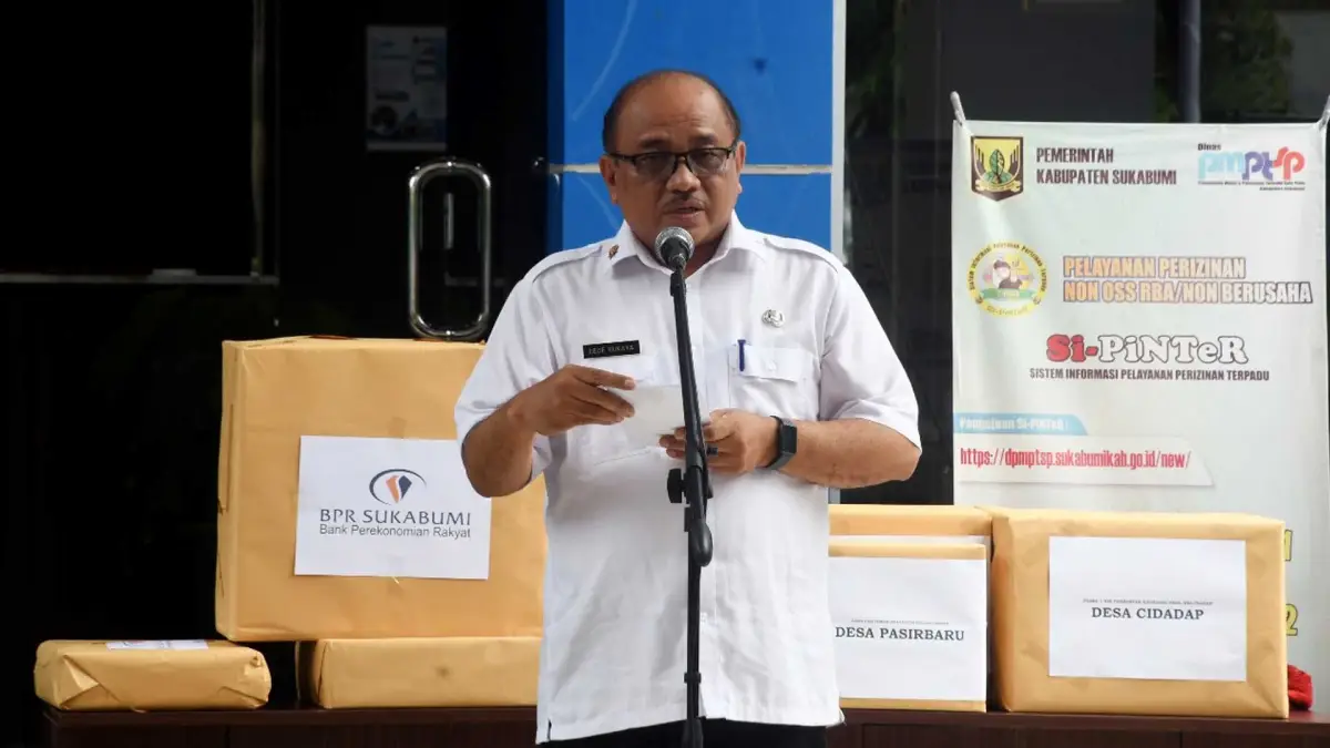 Gebyar NIB 2025, DPMPTSP Sukabumi Dorong UMKM Naik Kelas dan Punya Legalitas Usaha
