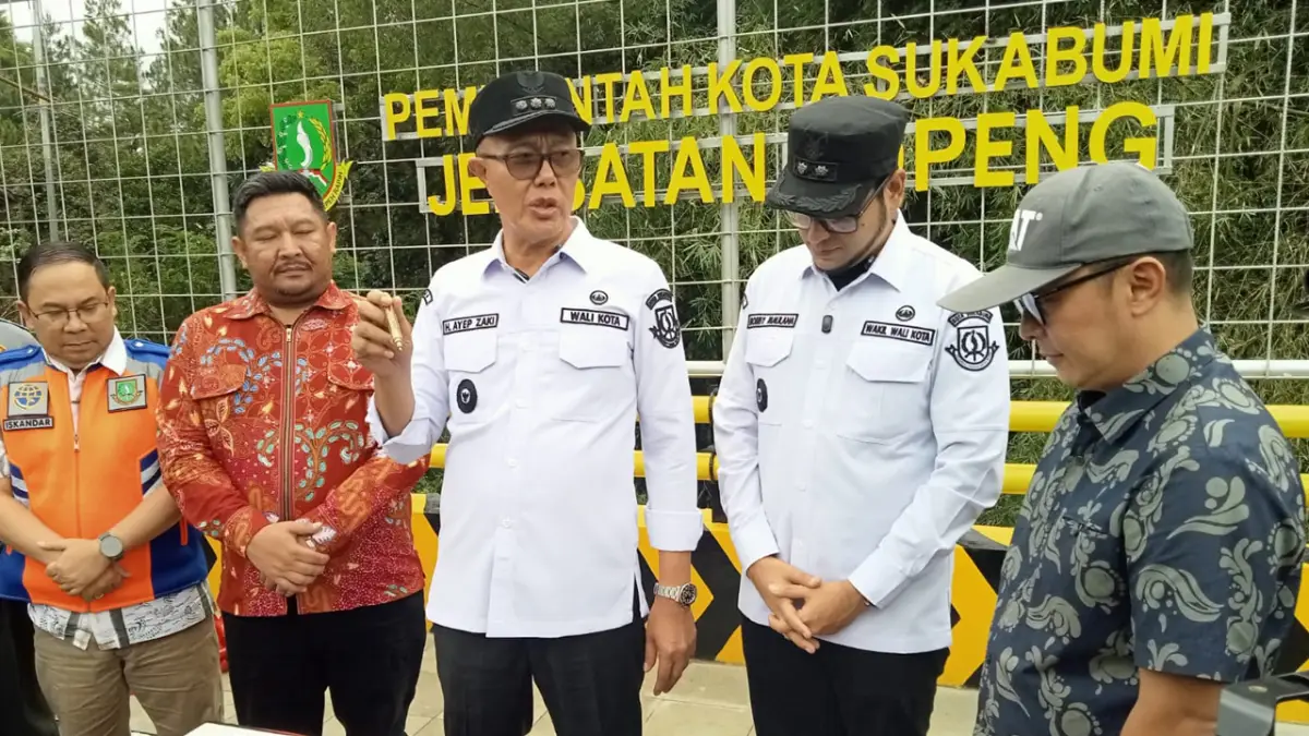 Sempat Ambruk Tak Bisa Dilalui, Pemkot Sukabumi Resmikan Jembatan Kopeng Usai Diperbaiki