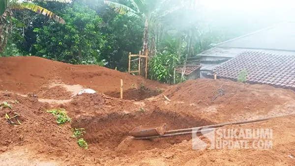Lokasi Pembangunan Tower Telekomunikasi di Kampung Nungku Desa Cilangkap, Kecamatan Lengkong, Kabupaten Sukabumi. (Sumber : SU/Ragil Gilang).