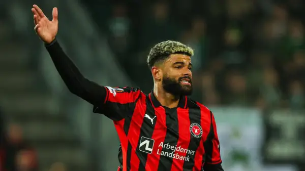 Philip Billing gelandang Midtjylland menjadi aktor kemenangan timnya atas wakil Skotlandia, Cetltic, di lanjutan Liga Eropa pekan keempat (Sumber: web/uefa.com)