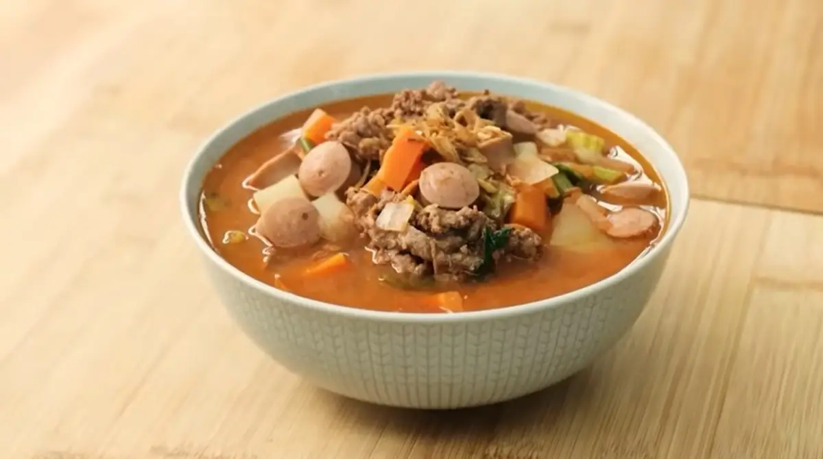Resep Sup Tomat Daging Iris, Berkuah Gurih dan Pedas Cocok saat Musim Hujam