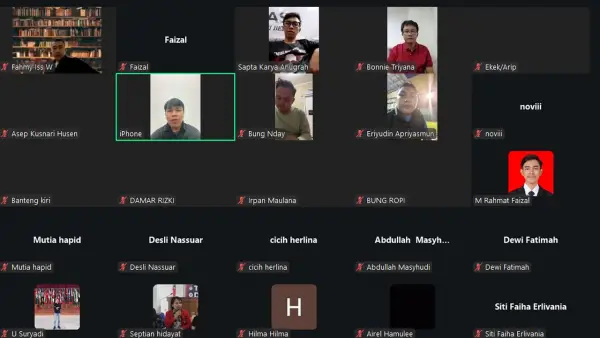 Forum diskusi durring yang digelar oleh LKK. (Sumber: Tangkapan layar forum diskusi LKK)