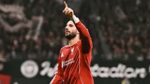 Selebrasi Dominik Szoboszlai setelah mencetak gol ke gawang lawan (Sumber: Instagram/@szoboszlaidominik)