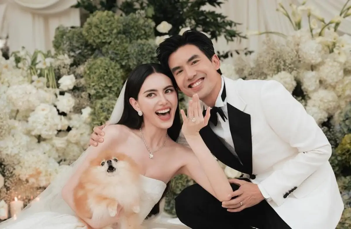 Selamat! Davika Hoorne dan Ter Chantavit Telah Resmi Menikah