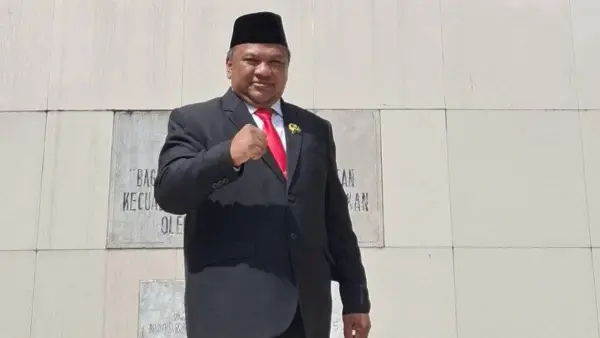 Ketua DPRD Kabupaten Sukabumi, Budi Azhar Mutawali di Museum Palagan Bojongkokosan Parungkuda (Sumber: dok budi azhar)