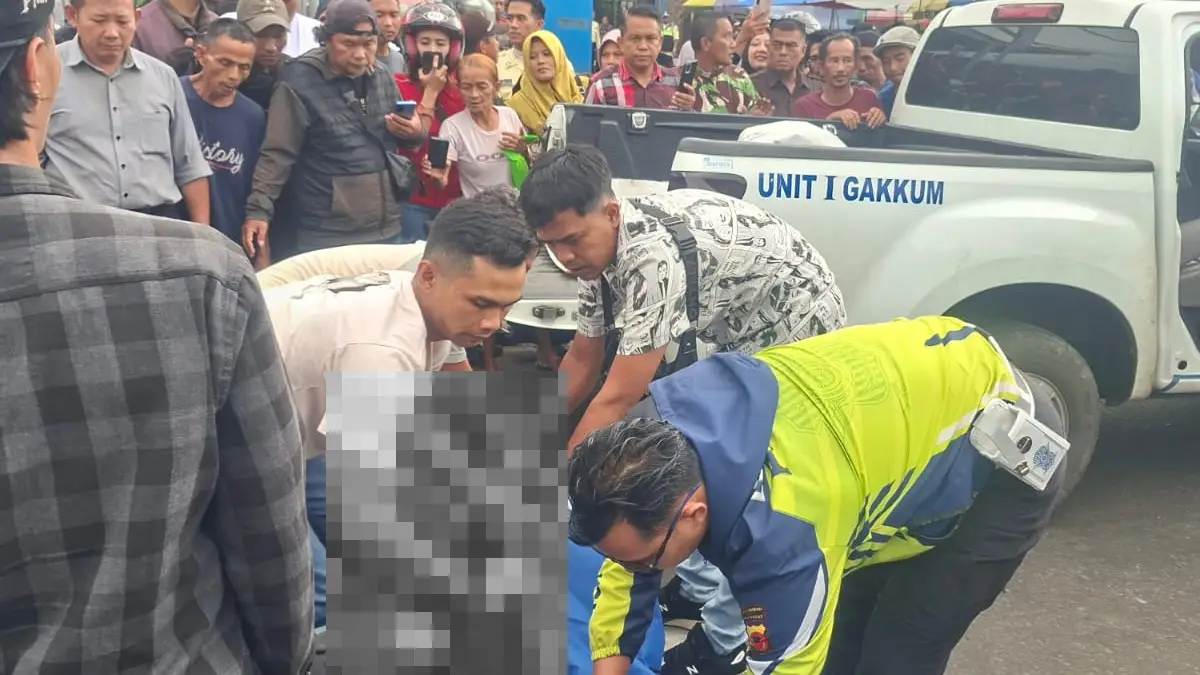 Meninggal di TKP, Kronologi Pengendara Motor Terlindas Truk di Cibadak Sukabumi