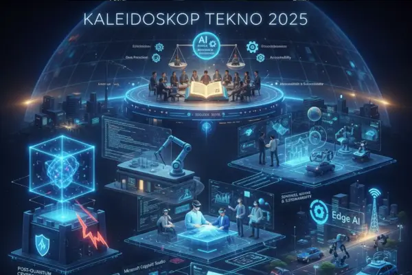 Komputasi Kuantum di tahun 2025 mulai mengukir jejaknya dalam memecahkan masalah yang sebelumnya dianggap mustahil. (Ilustrasi:CanvaAI)