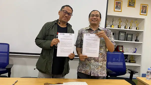 Koalisi Cek Fakta dan ICT Watch Tandatangani MoU Pemanfaatan AI “Galifakta” untuk Edukasi Publik dan Penanganan Disinformasi (Sumber : Istimewa.).