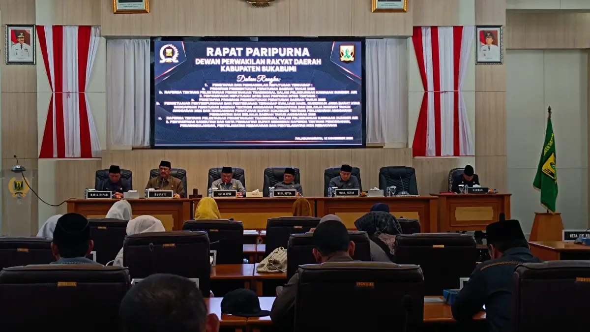 Resmi Ditetapkan, Ini Daftar 13 Raperda yang Akan Dibahas DPRD dan Pemkab Sukabumi di 2026