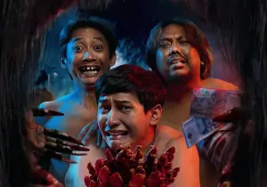 Poster Pesugihan Sate Gagak, film horor komedi tentang sekelompok orang yang ingin kaya tanpa usaha (Sumber : X/@FilmIndoSource)