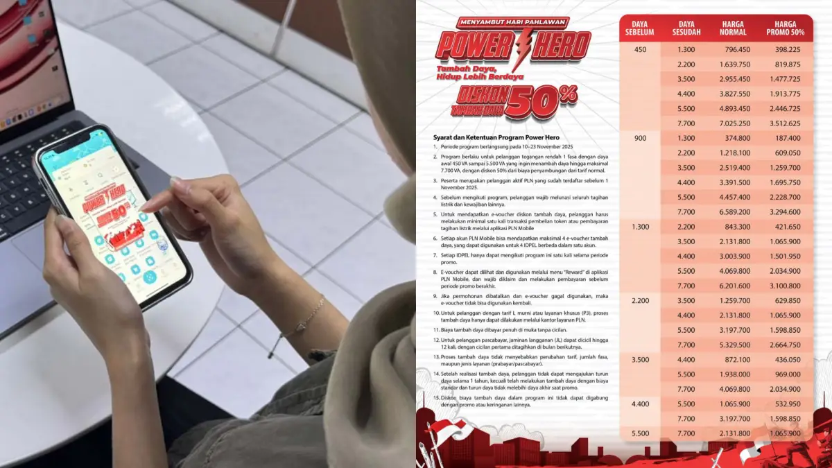 Manfaatkan Promo Power Hero dari PLN, Listrik Cukup dan Aktivitas Makin Lancar