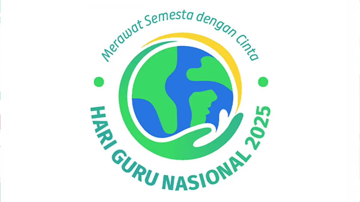 Logo Hari Guru Nasional 2025.
