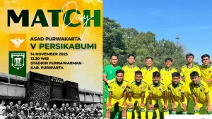 Persikabumi akan menghadapi ASAD Purwakarta di babak 12 besar Liga 4 Seri 1 Piala Gubernur Jawa Barat 2025. (Sumber : Dok Persikabumi).